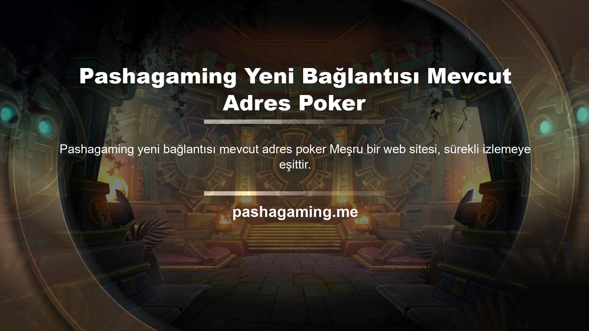 Pashagaming Yeni Giriş Poker Güncellemesi için en son giriş adresleri için, doğrudan bölgenize gitmek için Pashagaming logosunu kullanın