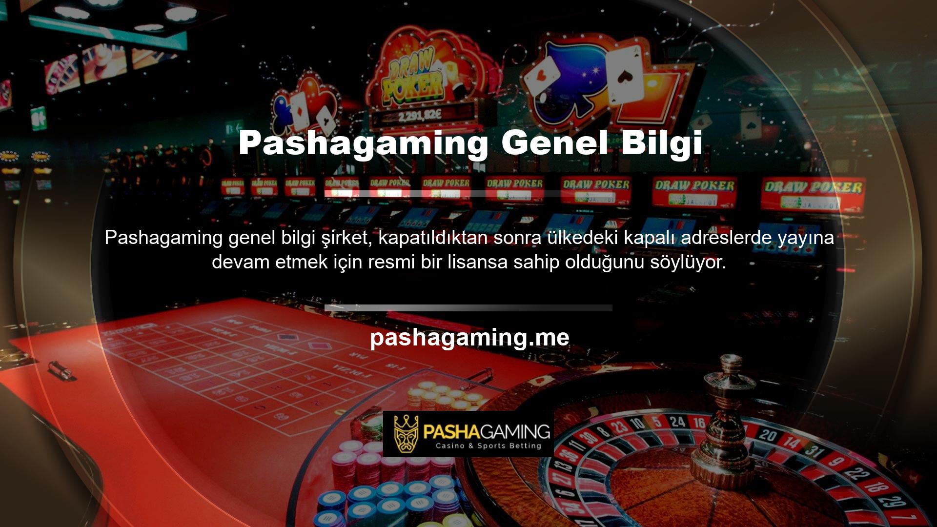 Casino oyunları oynayarak para kazanmak isteyen bahis tutkunları yeni adreslerini girerek Pashagaming yeni adres sitesine giriş yapabilirler ve Pashagaming bahis sitesi transfer seçenekleri web sitesinde açıkça gösterilecektir
